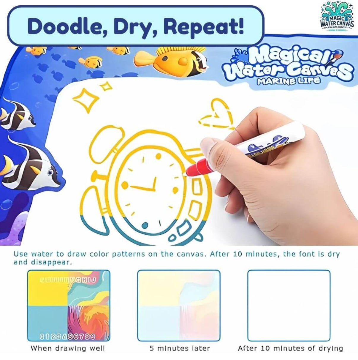 Magic Water Canvas™ - Mess Free Doodling Mat